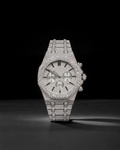 VVS Moissanite Iced Out Chronograph Watch for Men Bust Down