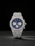 VVS Moissanite Iced Out Watch for Men Self Winding Chronograph