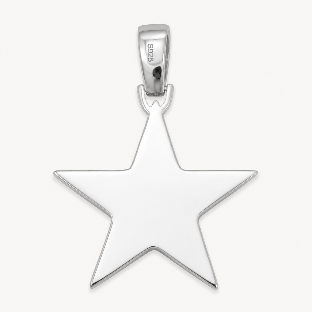 14K Gold Moissanite Star Pendant | 925 Silver VVS Iced Out Hip Hop Jewelry