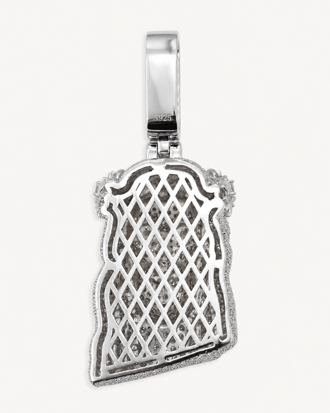 14K Gold Moissanite Jesus Piece Pendant | Iced Out Hip Hop Religious Necklace