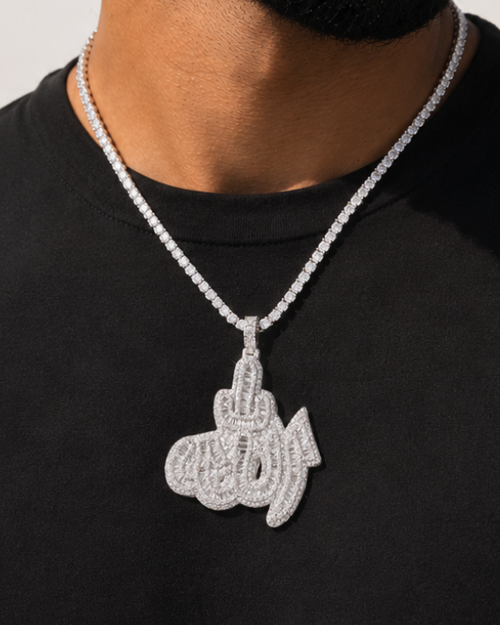 14K Gold VVS Allah Pendant | Iced Out Islamic Hip Hop Jewelry