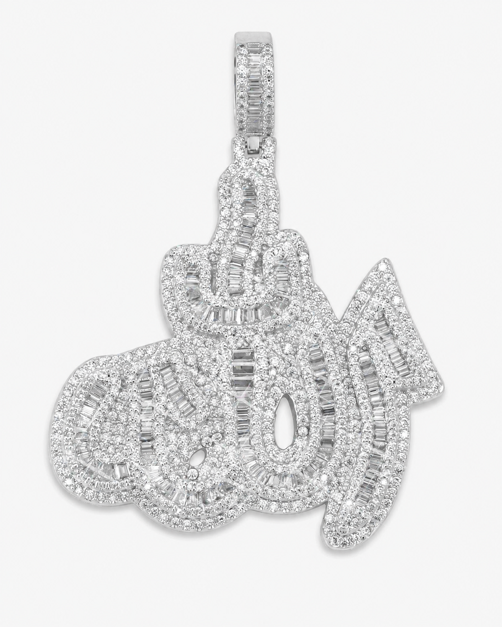 14K Gold VVS Allah Pendant | Iced Out Islamic Hip Hop Jewelry