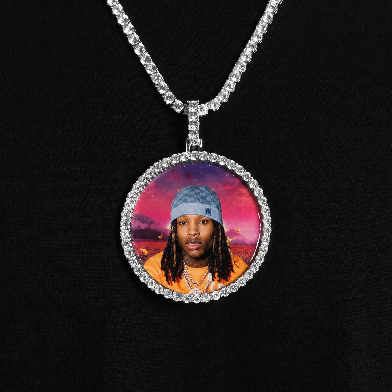 Men’s Custom 3D Picture Necklace