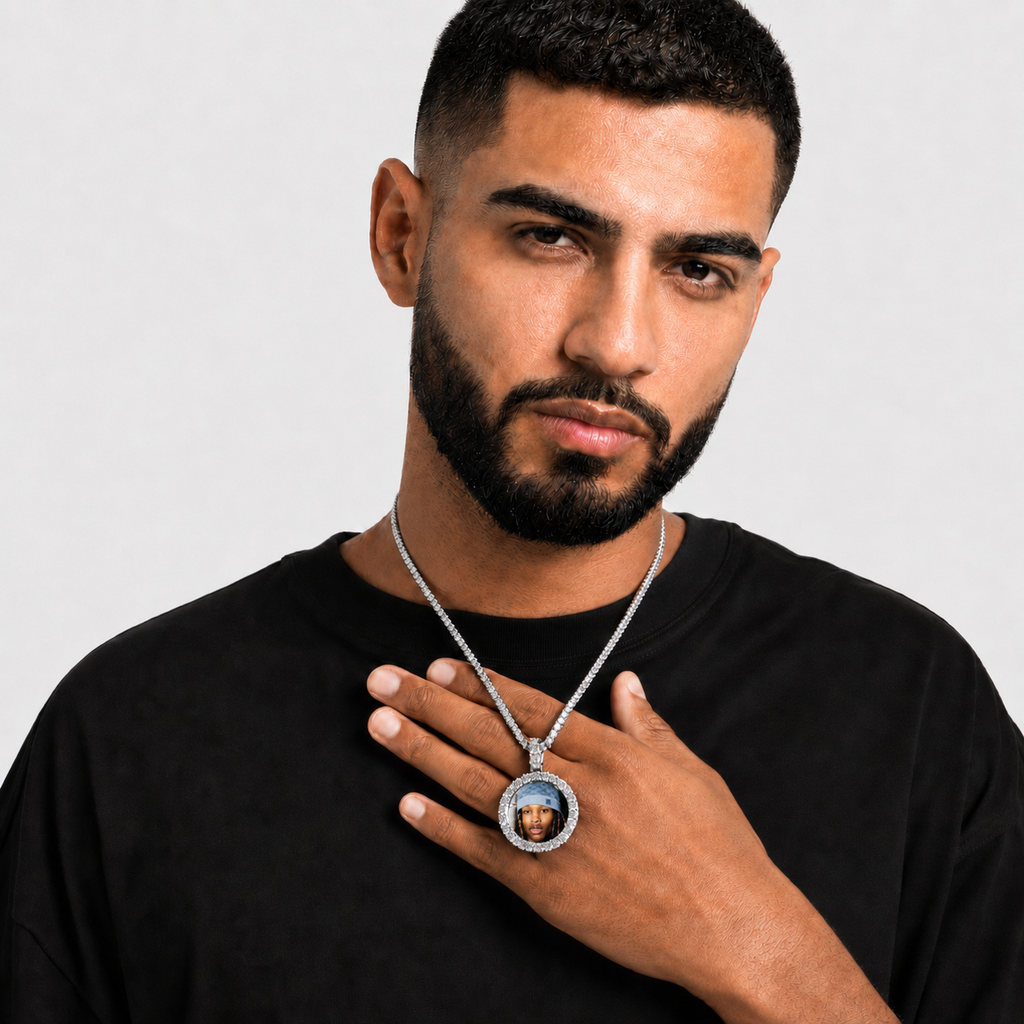 Men’s Custom 3D Picture Necklace