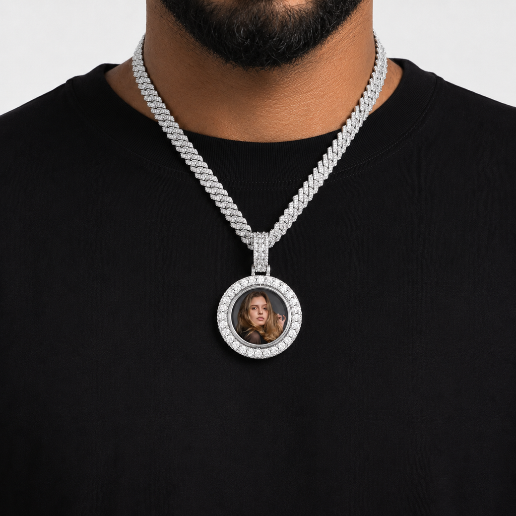 Custom Medium Letter Pendant for Chain