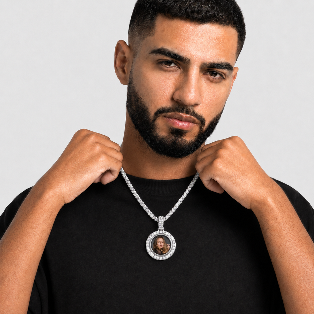 Custom Medium Letter Pendant for Chain