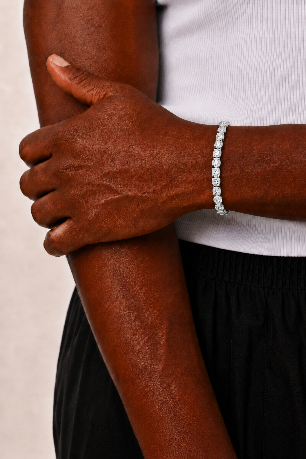 Oval Cut Tennis Bracelet White Gold Finish Luxury Bracelet