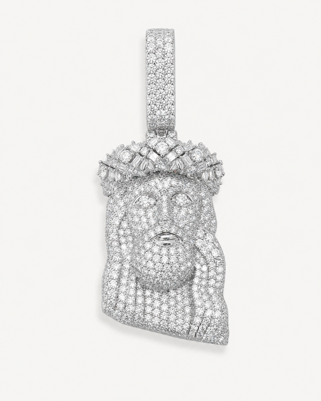 Moissanite Jesus Piece 14K Gold