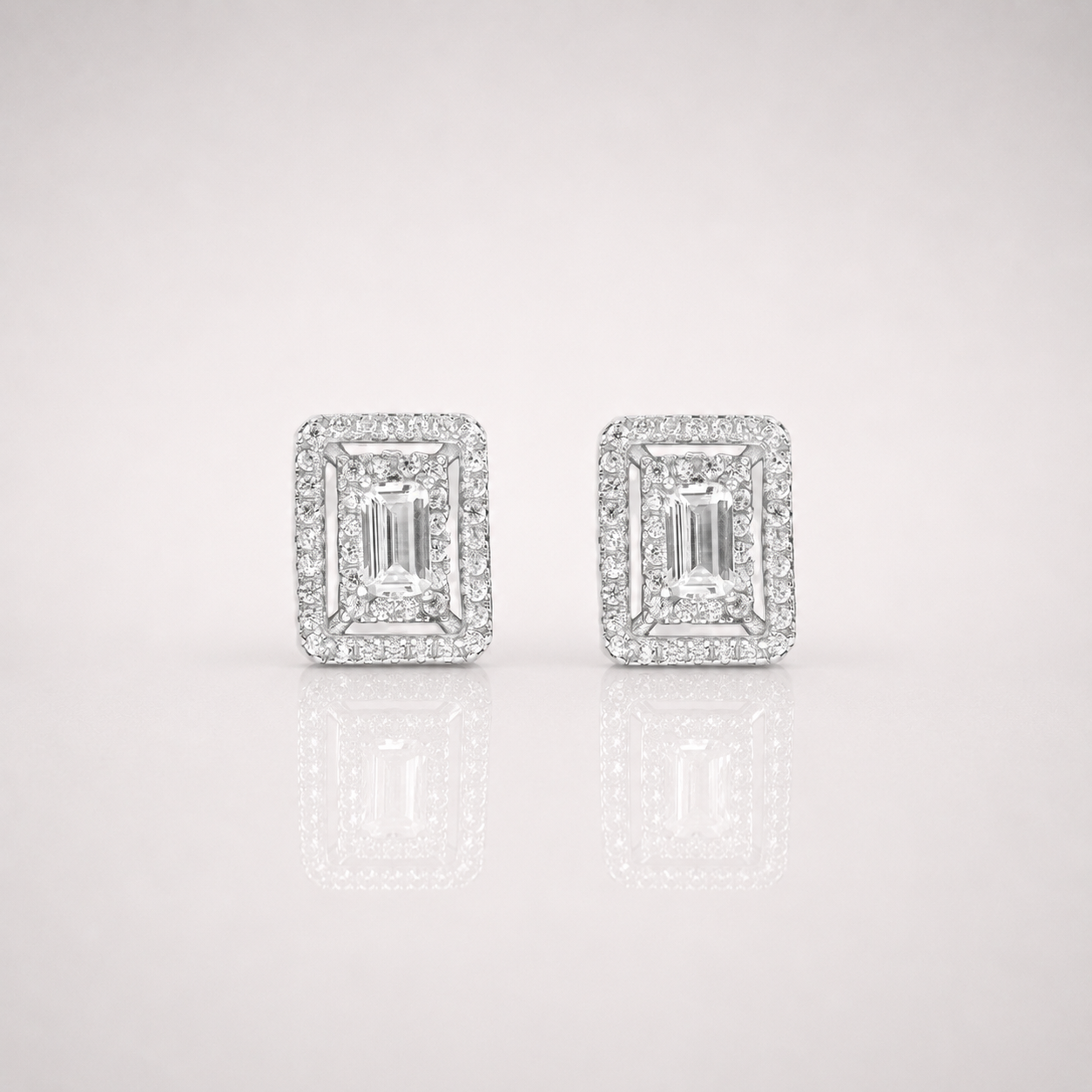 Emerald Iced Out Earrings