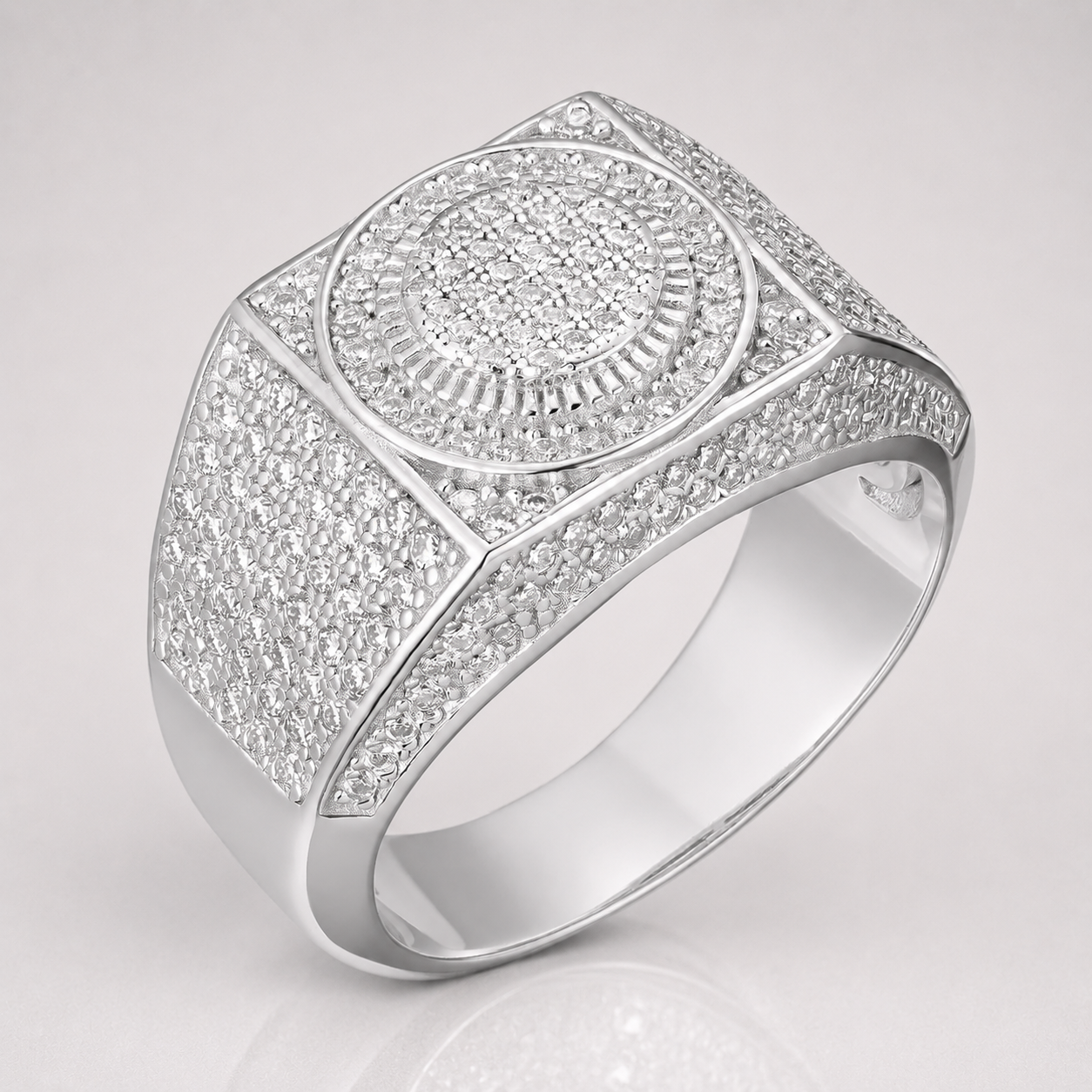 Men's Iced out Luxury Billionaire VVS Moissanite Ring
