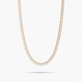 6MM Iced Out Round Moissanite Tennis Chain