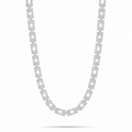 8MM Iced Out Bar Link Moissanite Chain