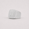 Iced Out Men’s Moissanite Pinky Ring