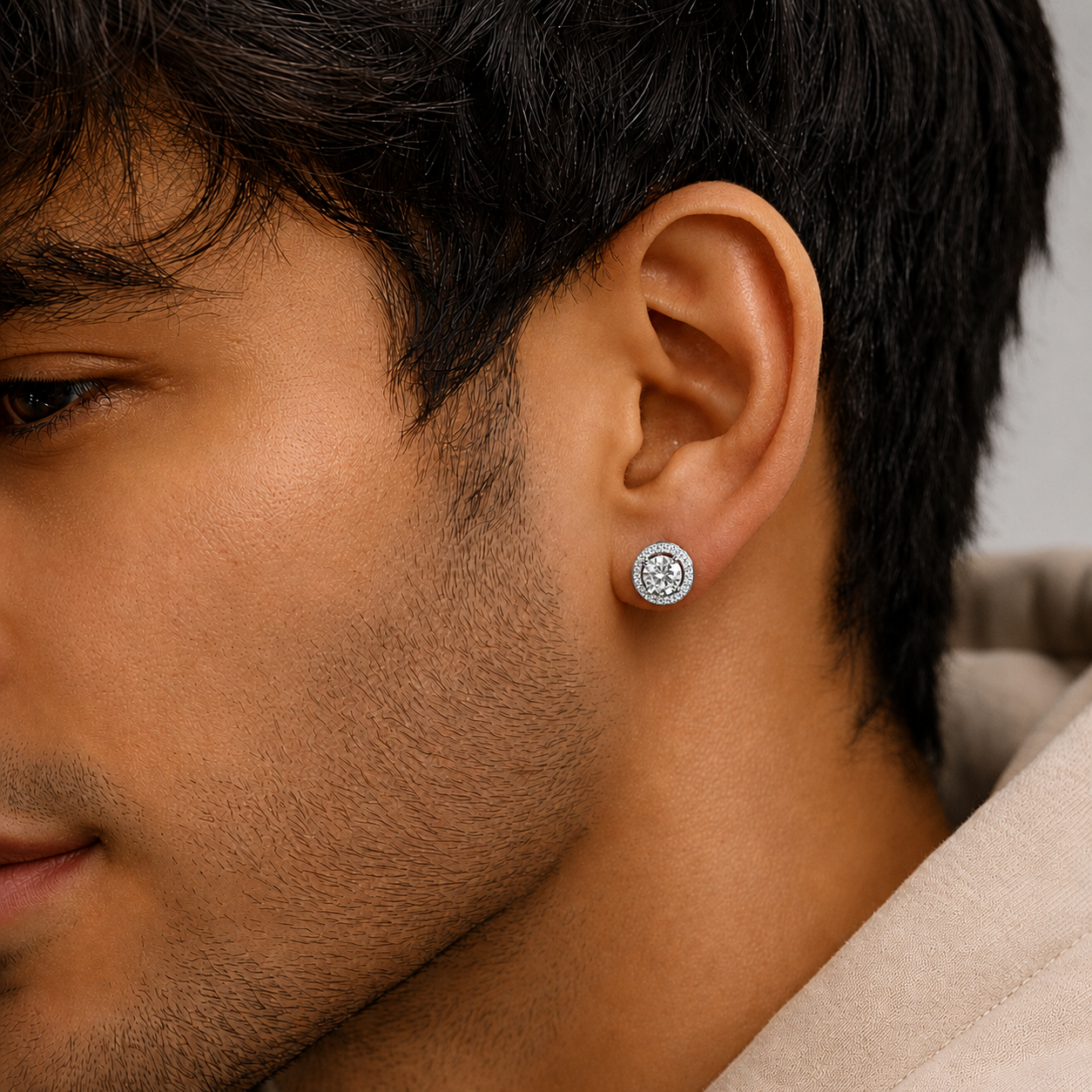 Iced Out Clustered Earrings