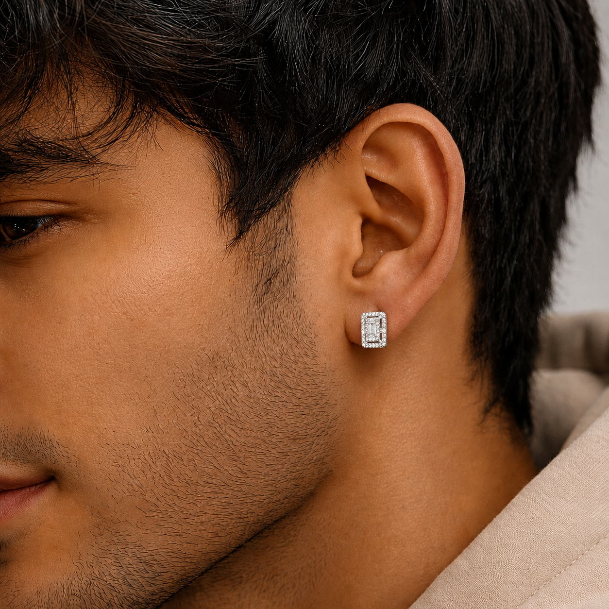 Emerald Iced Out Earrings