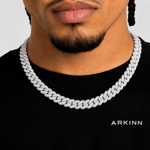 15MM Diamond Cuban Chain for Hip Hop Jewelry