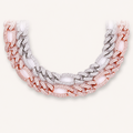 14MM Diamond Figaro Chain for Hip Hop Jewelry