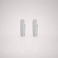 Pave Hoop Earrings for men