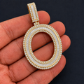 Custom O Initial Letter Pendant