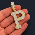 Custom P Initial Letter Pendant