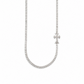Men’s Vintage Cross Iced Out Tennis Chain