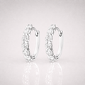 Iced Out Hoop Earrings