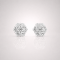 Men’s Daisy Earrings Iced Out