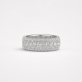 Full Iced Moissanite Statement Ring