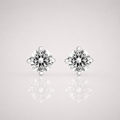 VVS Style Round Cut Earrings