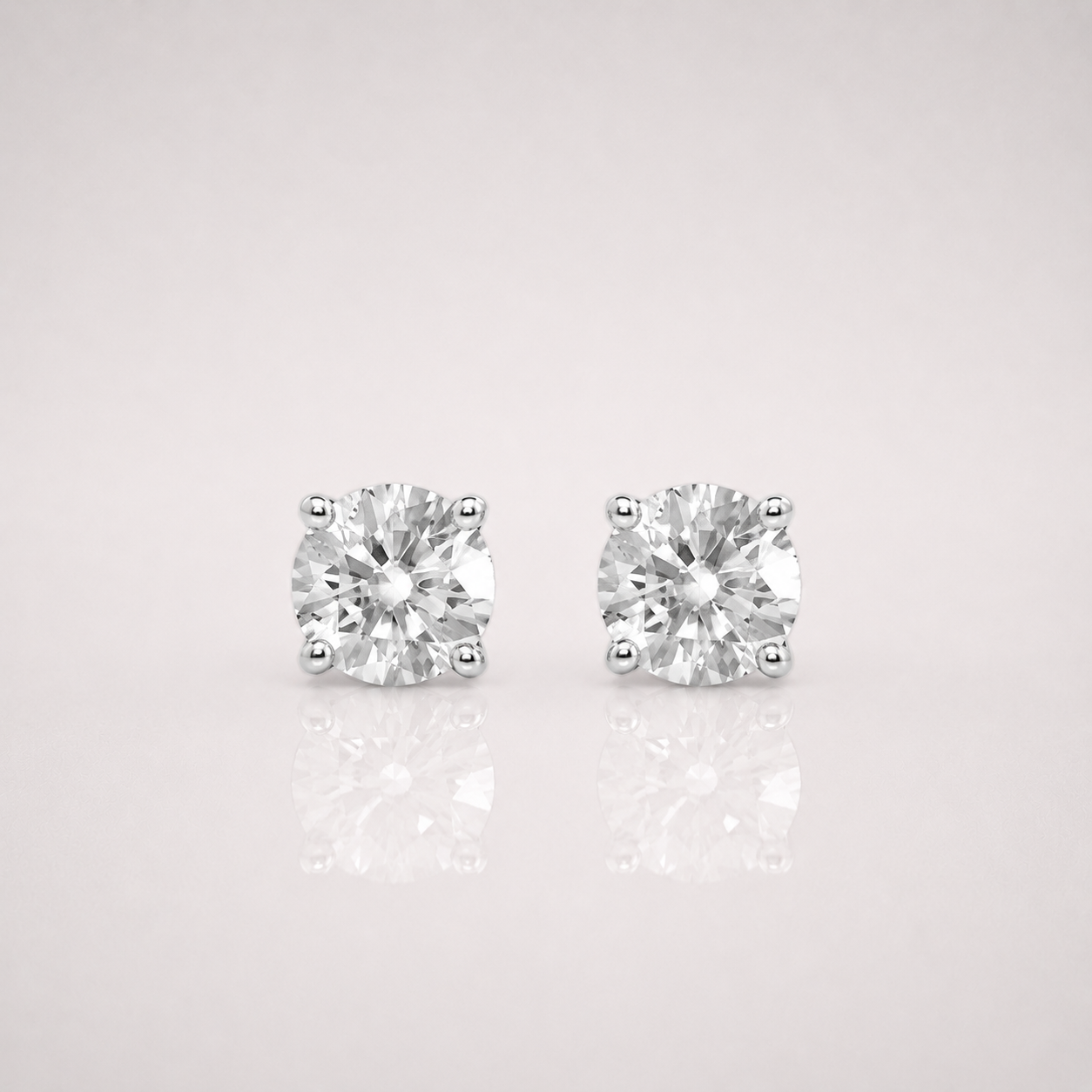 6mm Round Cut Earrings