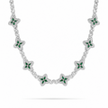 Green Clover Iced Out Chain for Men with VVS Shine