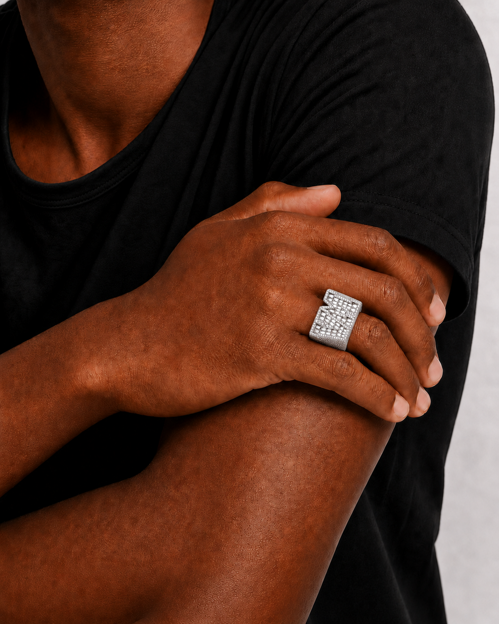 Iced Out Men’s VM Custom Ring