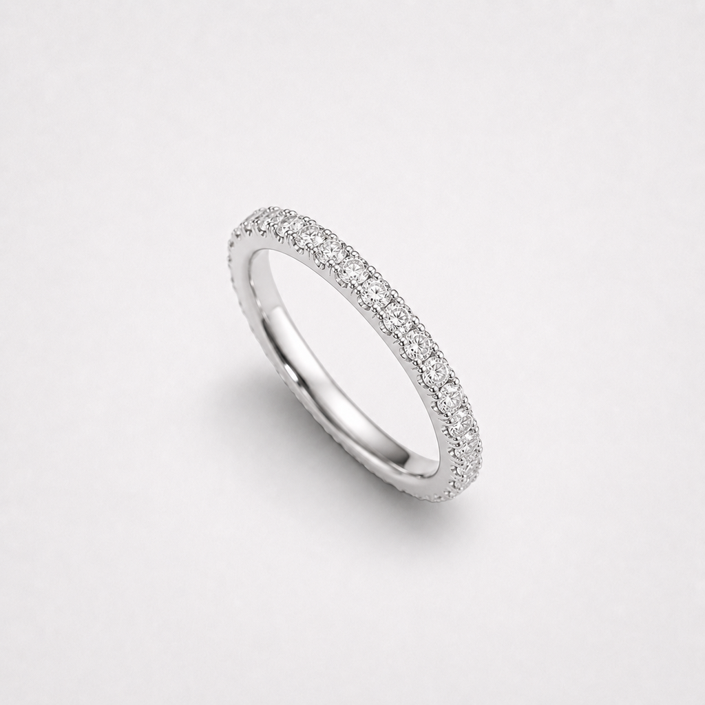 Silver VVS Tennis Ring