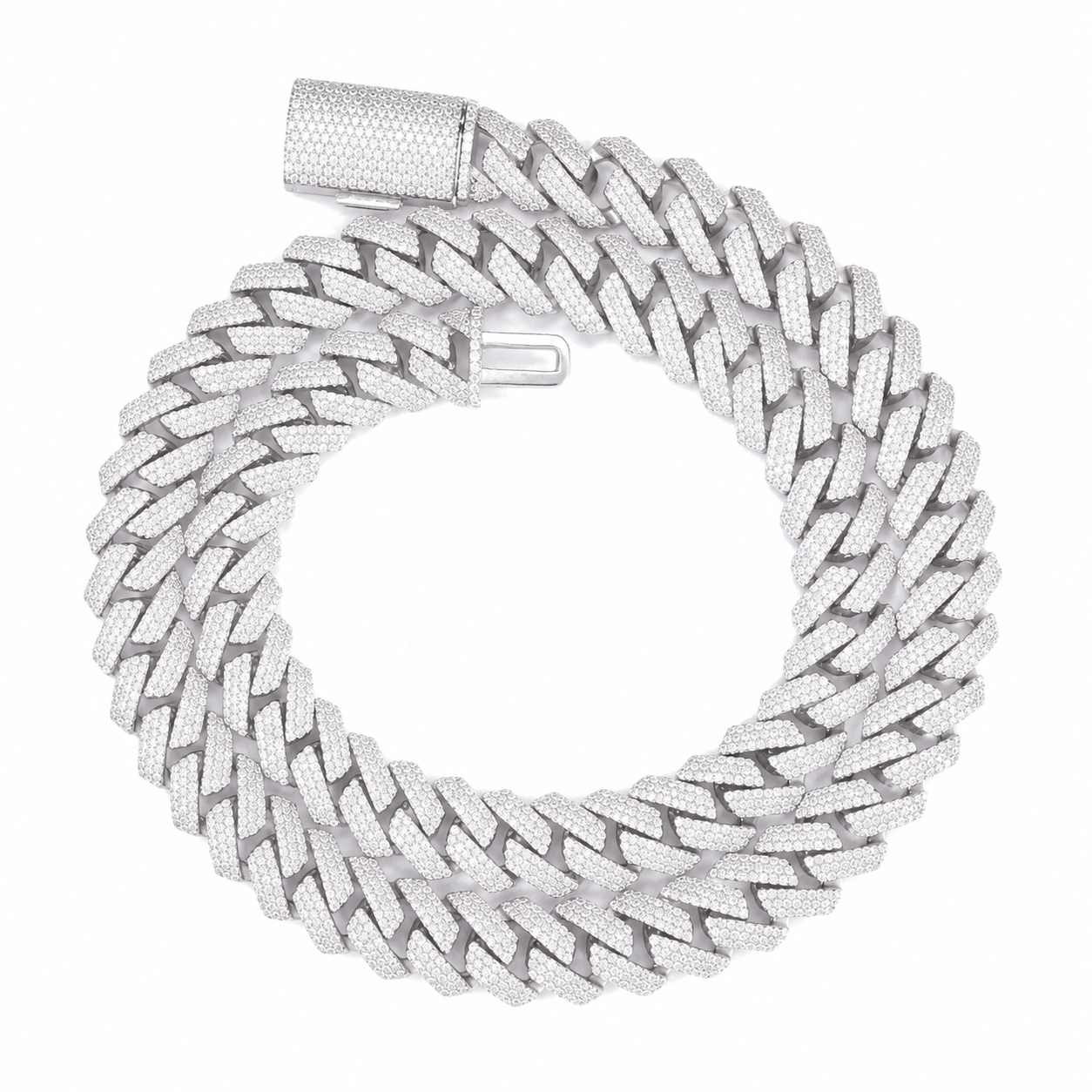 15MM Diamond Cuban Chain for Hip Hop Jewelry