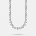 10mm Iced Out Heart Tennis Chain