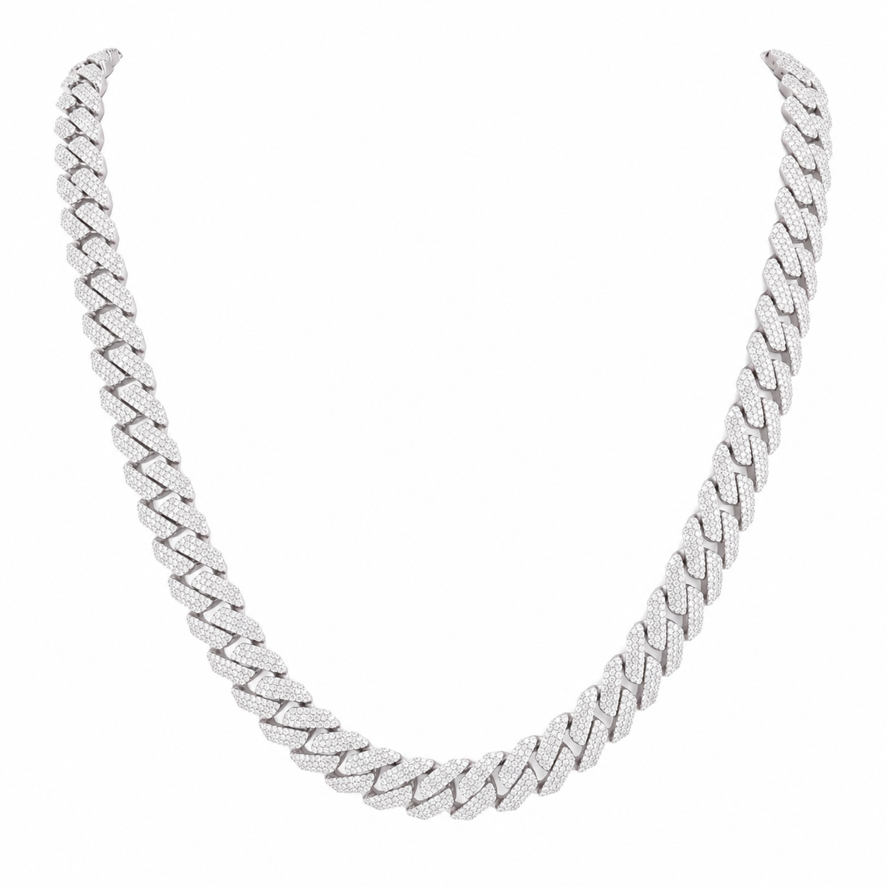 15MM Diamond Cuban Chain for Hip Hop Jewelry