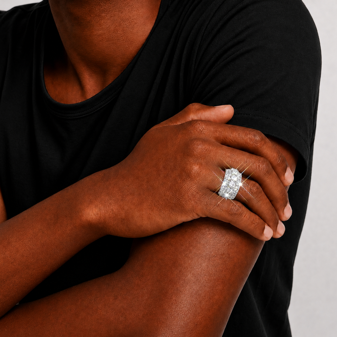 VVS 5-Layer Iced Out Men’s Ring