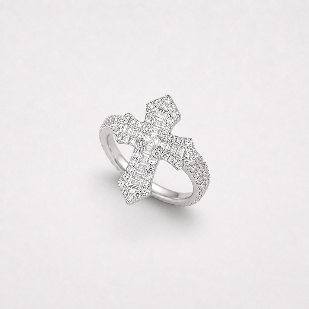 Gothic Cross Statement Ring