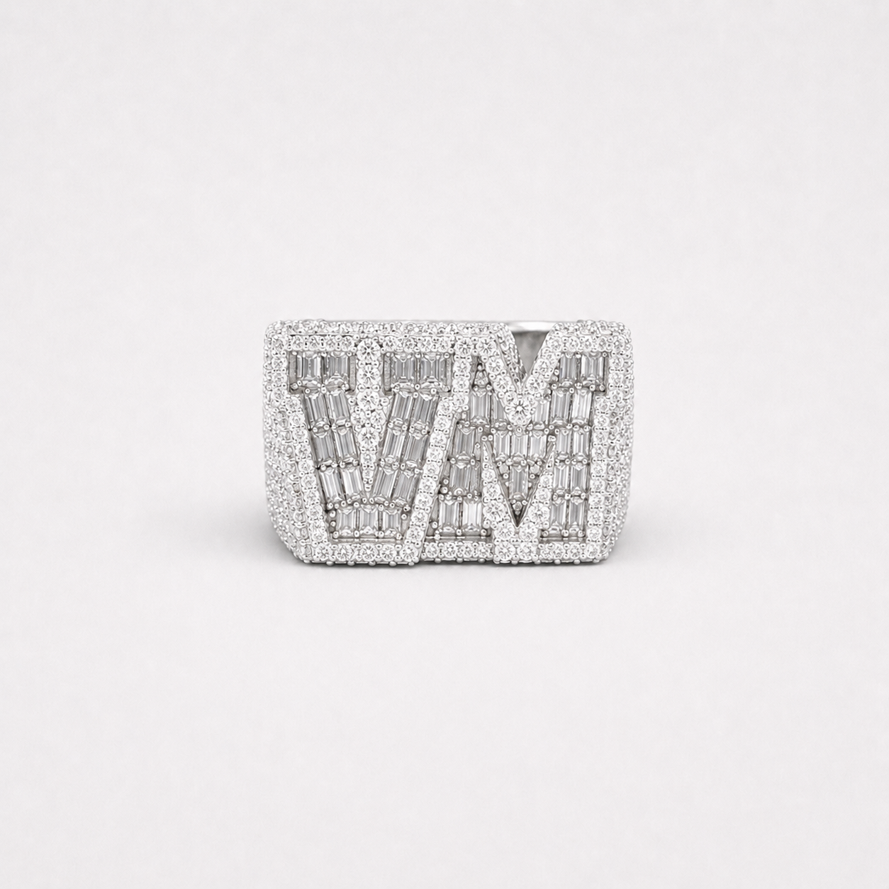 Iced Out Men’s VM Custom Ring