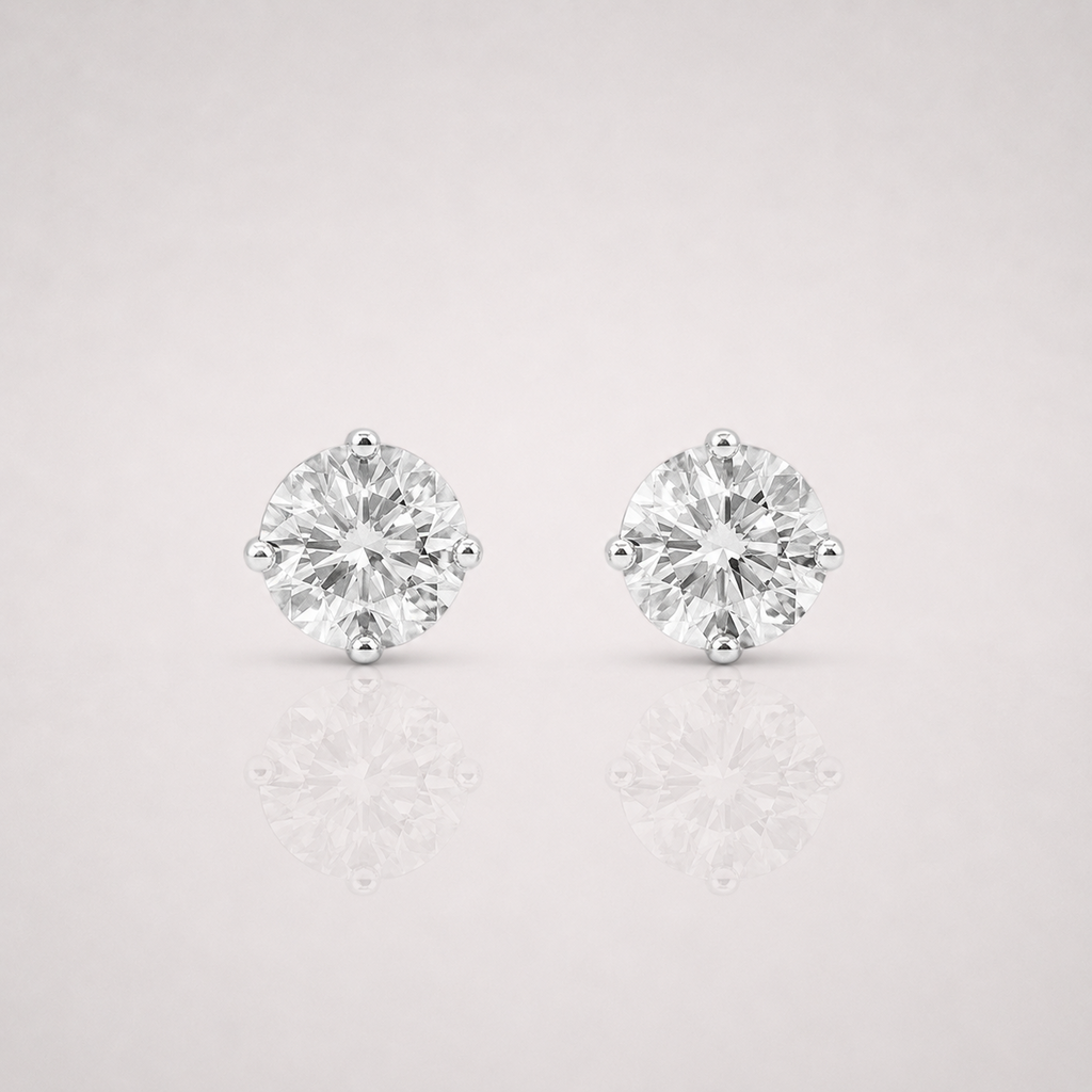 Men’s 8mm Iced out Stud Earrings