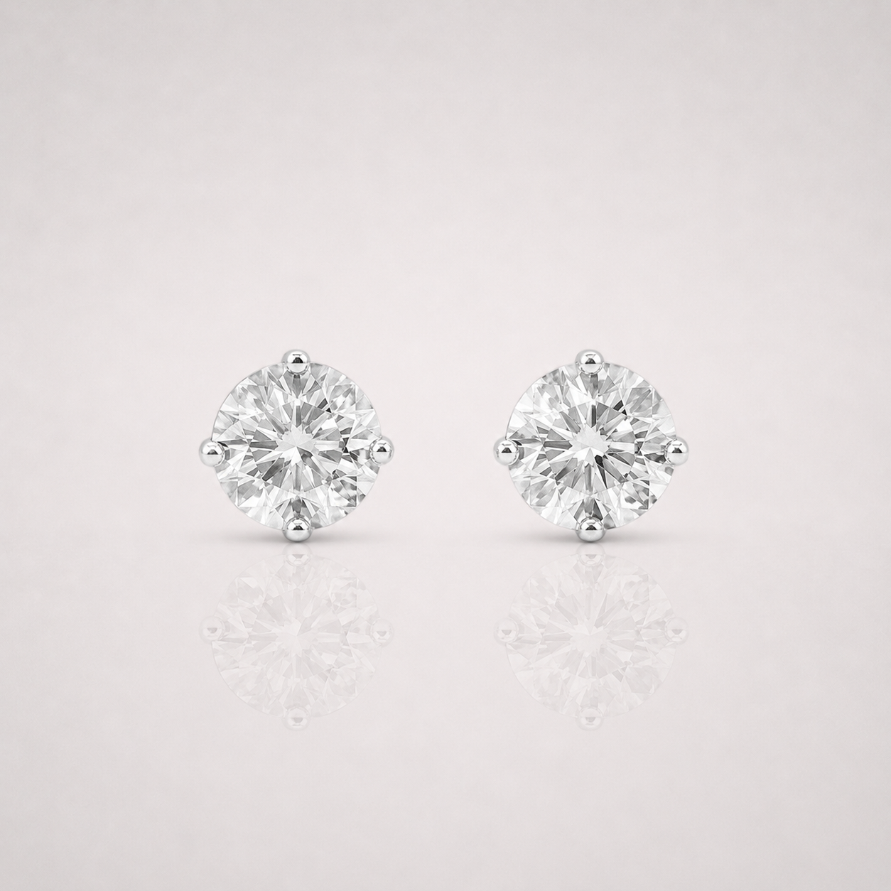 Men’s 8mm Iced out Stud Earrings