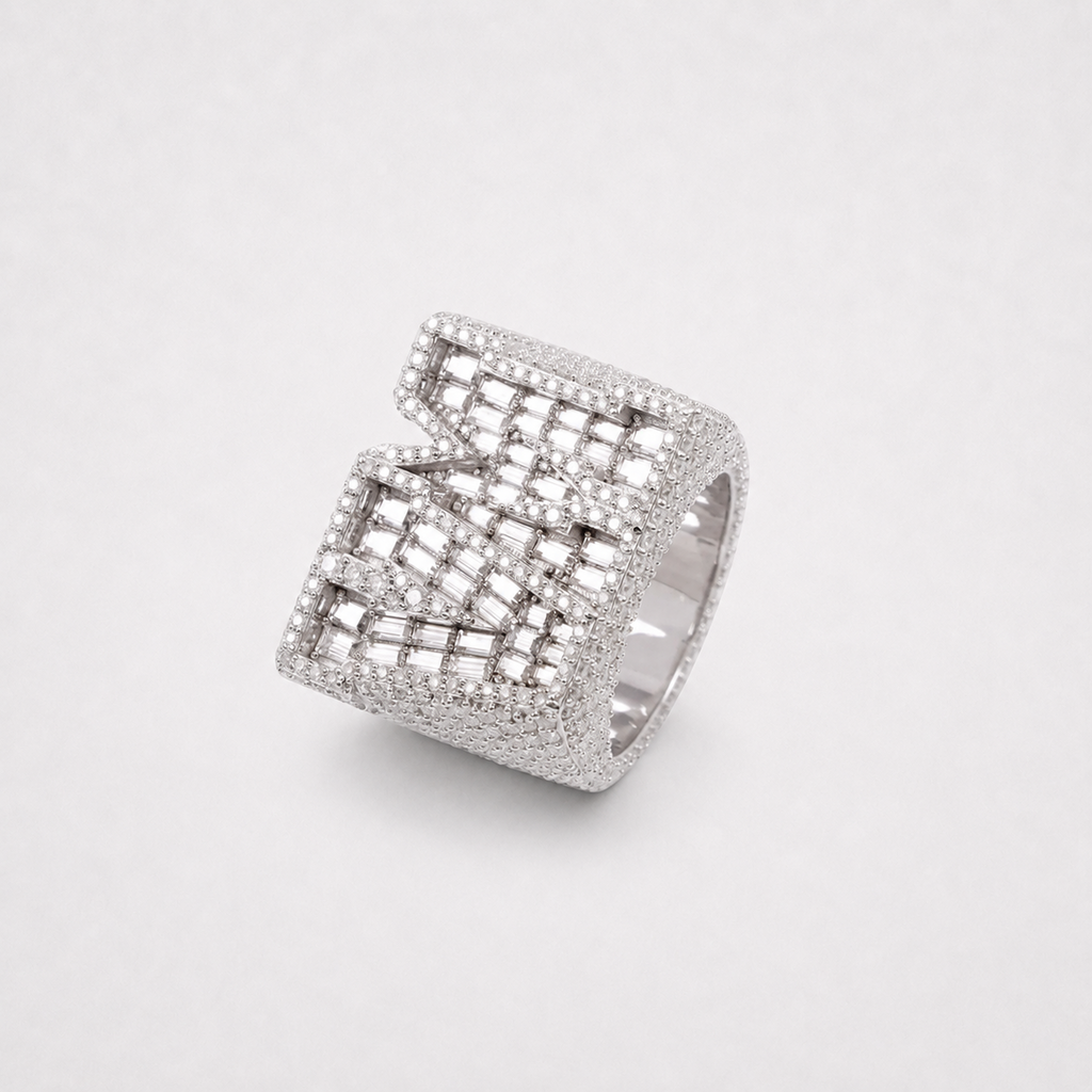Iced Out Men’s VM Custom Ring