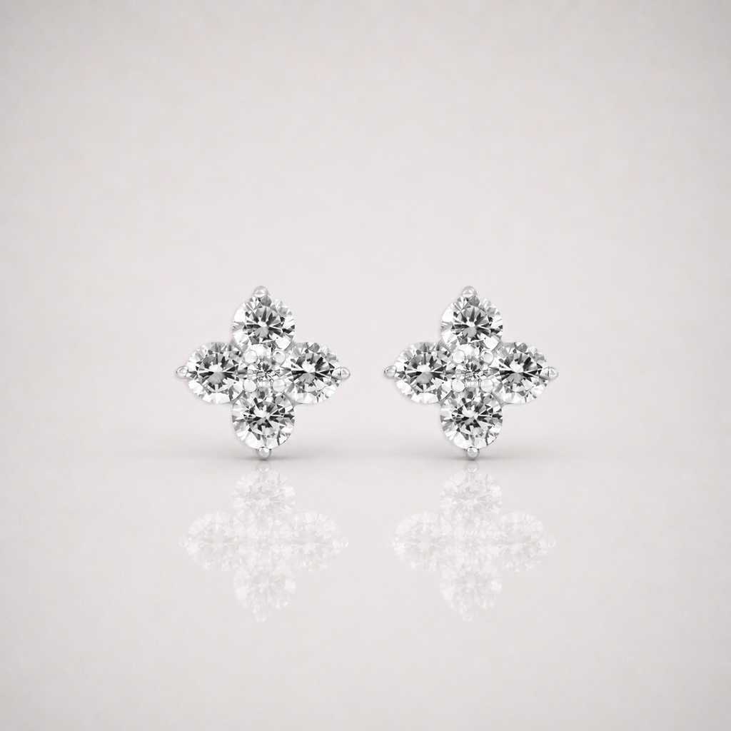 Men’s Iced Motif Earrings