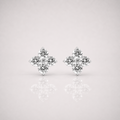 Men’s Iced Motif Earrings
