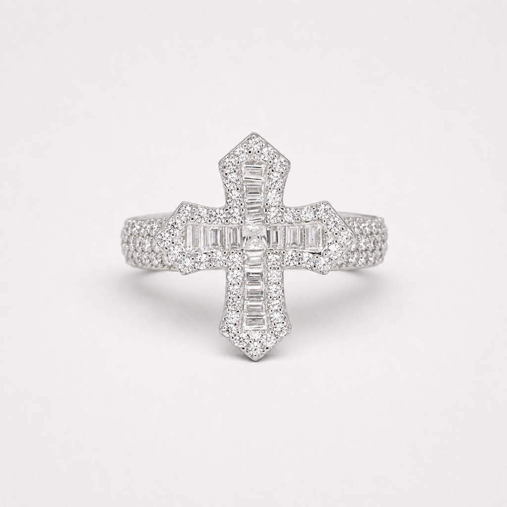 Gothic Cross Statement Ring