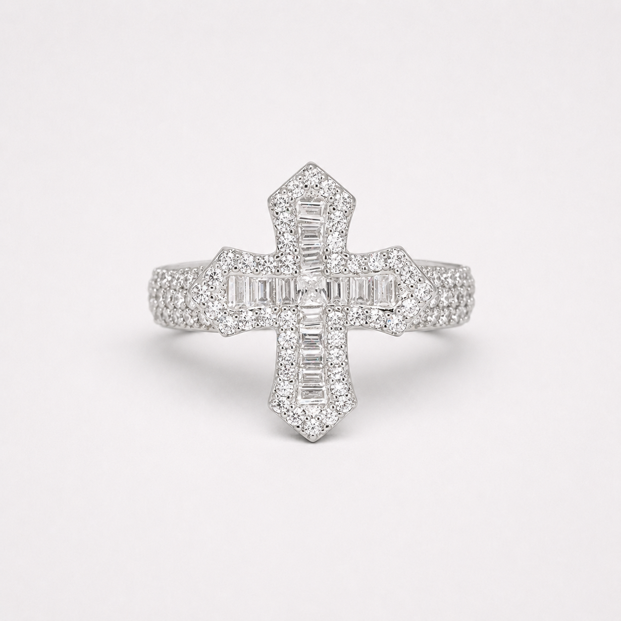 Gothic Cross Statement Ring