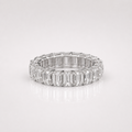 Moissanite Baguette Iced Out Men’s Band Ring