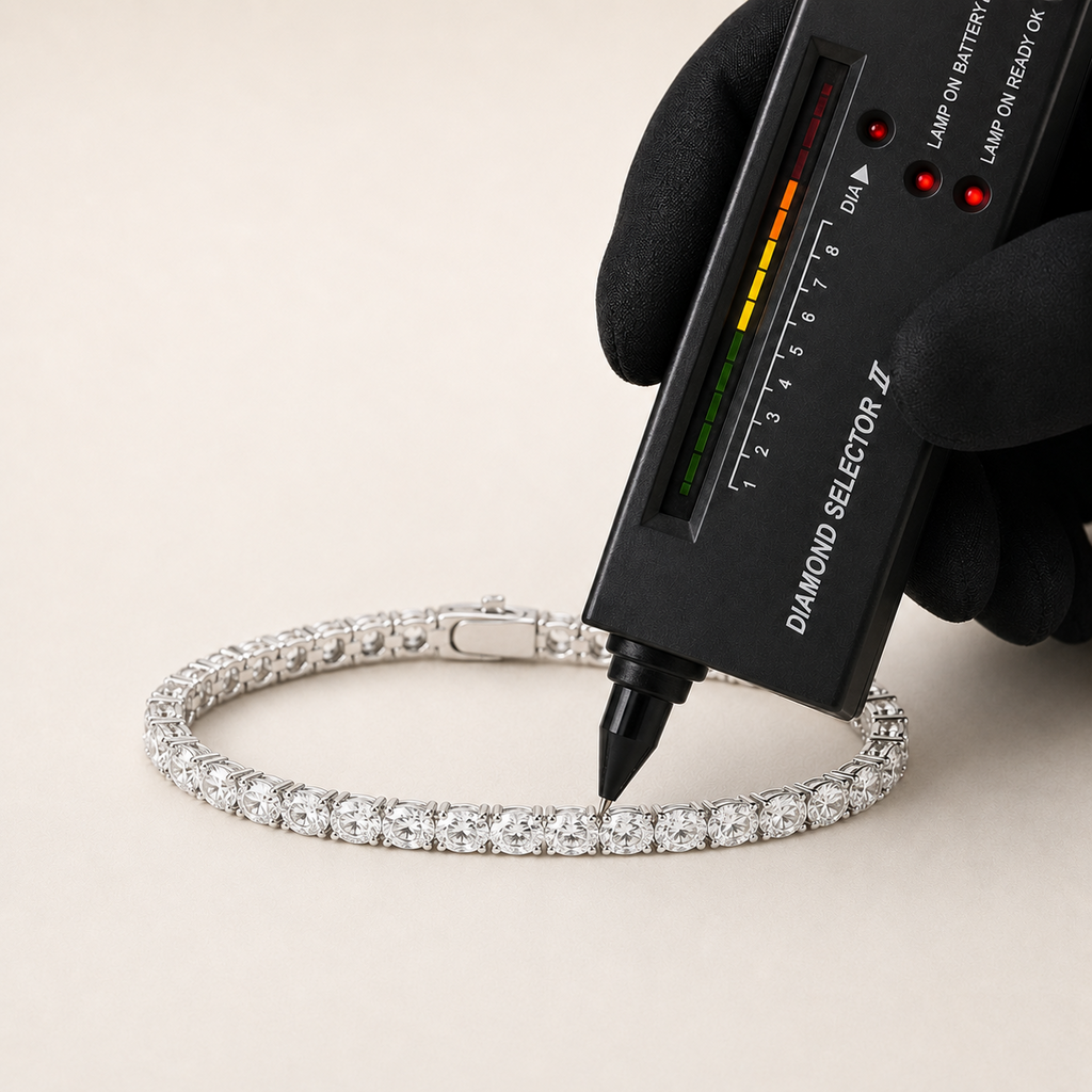 Oval Cut Tennis Bracelet White Gold Finish Luxury Bracelet